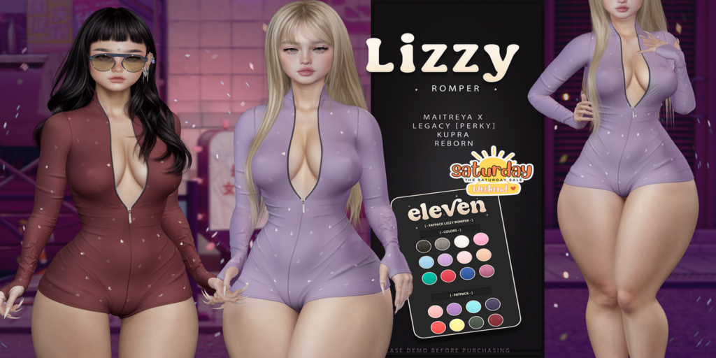 Lizzy Romper - Inithium/Legacy/MaitreyaX/Reborn/+mods	&lt;a href=&quot;http://maps.secondlife.com/secondlife/ELEVEN/133/151/32&quot; target=&quot;_blank&quot;&gt;Teleport&lt;/a&gt;