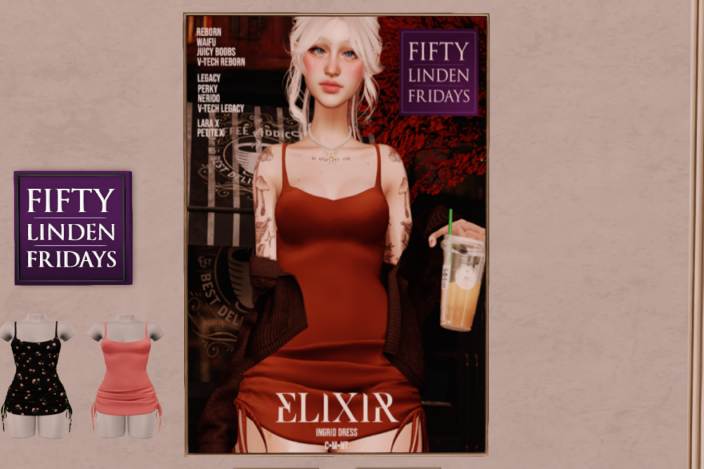 Ingrid Dress - Legacy/MaitreyaX/Reborn/+mods	&lt;a href=&quot;http://maps.secondlife.com/secondlife/Roslyn%20Rue/126/130/23&quot; target=&quot;_blank&quot;&gt;Teleport&lt;/a&gt;