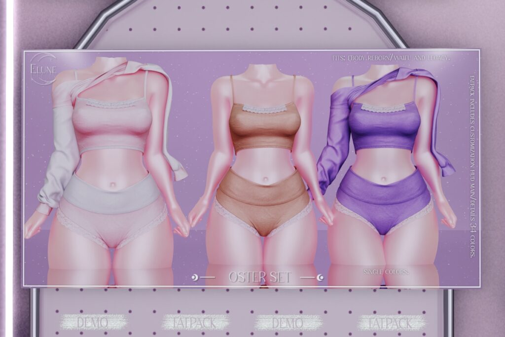 Oster Set - Legacy/Reborn/+mods, L$275 each/L$1099 each FP/L$1999 MP