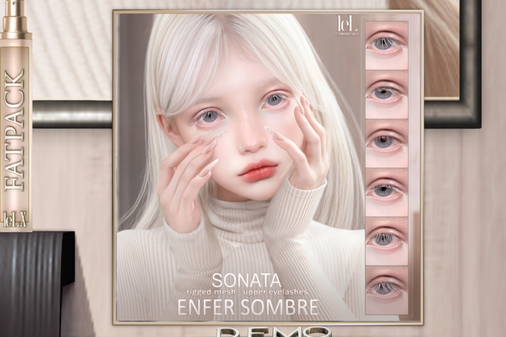 Sonata Upper Eyelashes, L$450