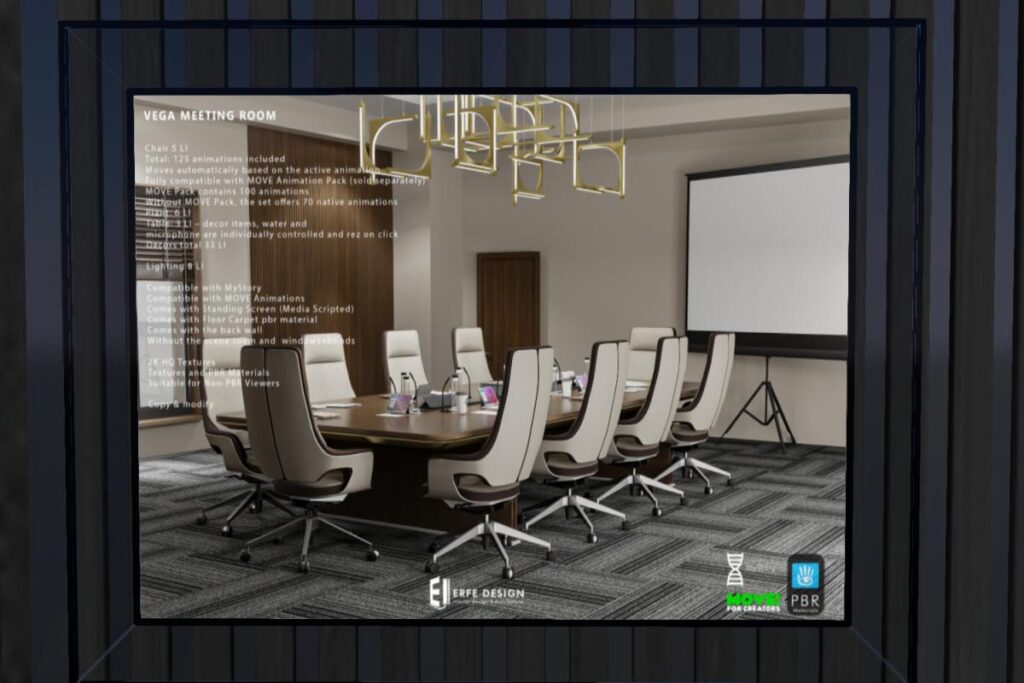 Vega Meeting Room, L$2990