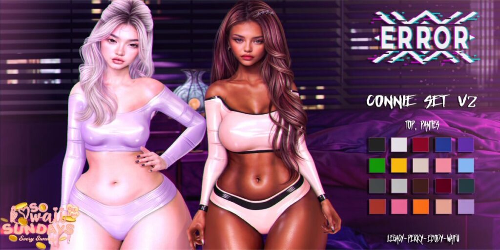 Connie Set V2 - Legacy/Reborn/+mods	&lt;a href=&quot;http://maps.secondlife.com/secondlife/Crystal%20Isle/111/128/61&quot; target=&quot;_blank&quot;&gt;Teleport&lt;/a&gt;