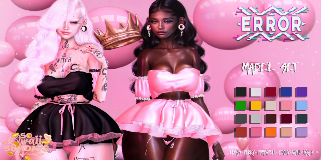 Mabel Set - Legacy/MaitreyaX/Reborn/+mods	&lt;a href=&quot;https://maps.secondlife.com/secondlife/Crystal%20Isle/116/185/25&quot; target=&quot;_blank&quot;&gt;Teleport&lt;/a&gt;