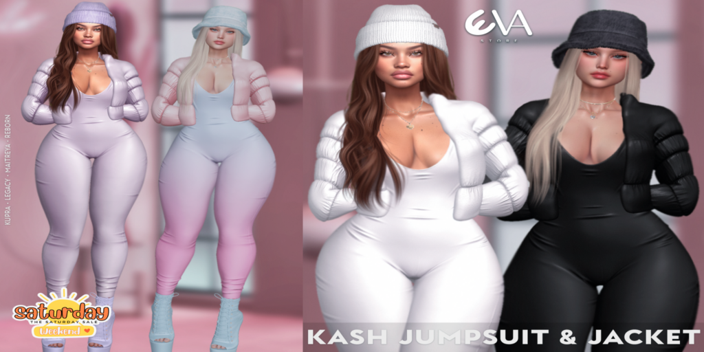 Kash Jumpsuit &amp; Jacket - Inithium/Legacy/Maitreya/Reborn	&lt;a href=&quot;http://maps.secondlife.com/secondlife/ELEVEN/182/185/32&quot; target=&quot;_blank&quot;&gt;Teleport&lt;/a&gt;
