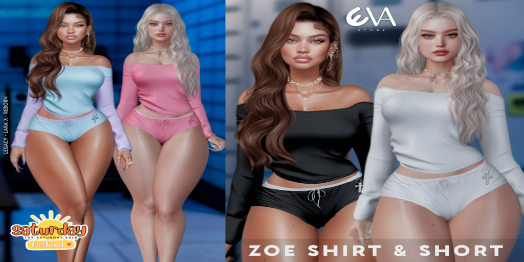 Zoe Shirt &amp; Short - Legacy/MaitreyaX/Reborn	&lt;a href=&quot;http://maps.secondlife.com/secondlife/ELEVEN/182/185/32&quot; target=&quot;_blank&quot;&gt;Teleport&lt;/a&gt;