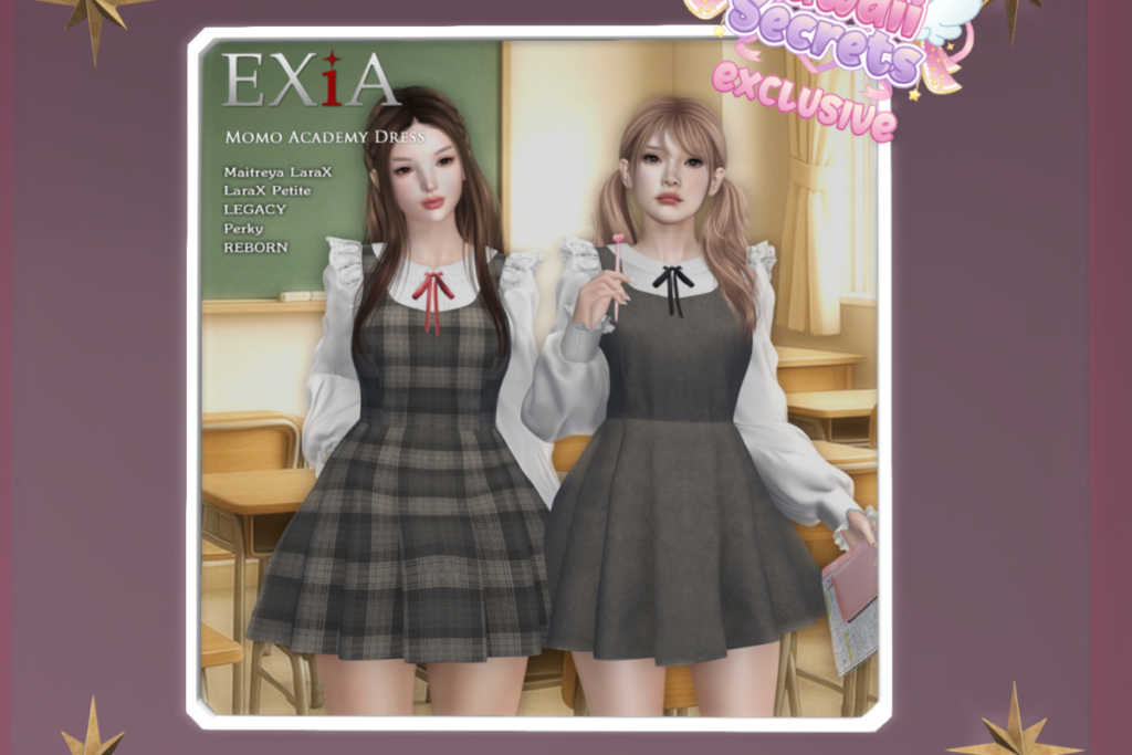 Momo Academy Dress - Legacy/Maitreya/Reborn/+mods, L$380 each/L$1500 FP