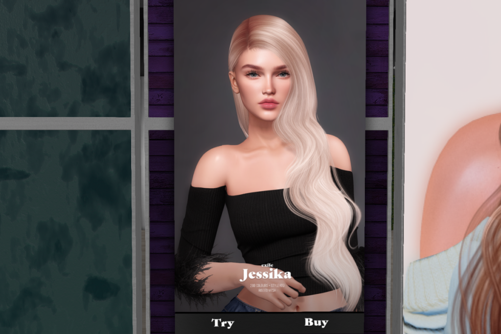 Jessika hair	&lt;a href=&quot;http://maps.secondlife.com/secondlife/Exile/140/100/24&quot; target=&quot;_blank&quot;&gt;Teleport&lt;/a&gt;