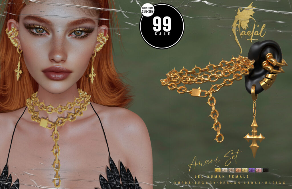 Amari Set - EvoX Ears/Inithium/Legacy/MaitreyaX/Reborn/Unrigged	<a href="http://maps.secondlife.com/secondlife/Cult%20Coven/69/145/21" target="_blank">Teleport</a>