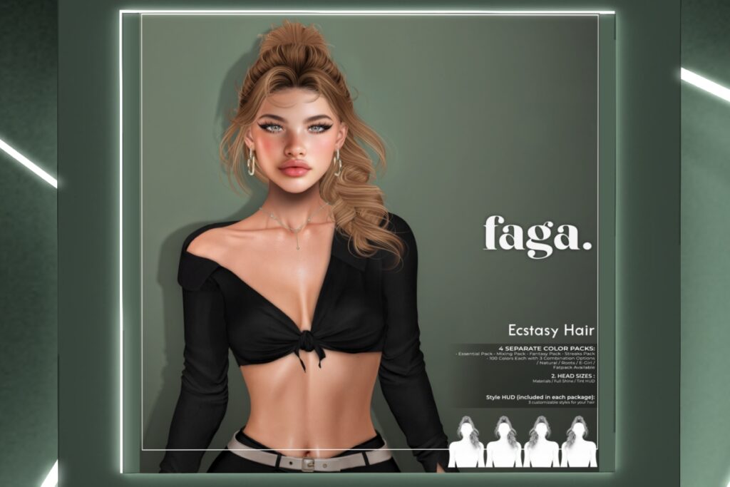 Ecstasy Hairstyle, L$399 each/L$649 FP