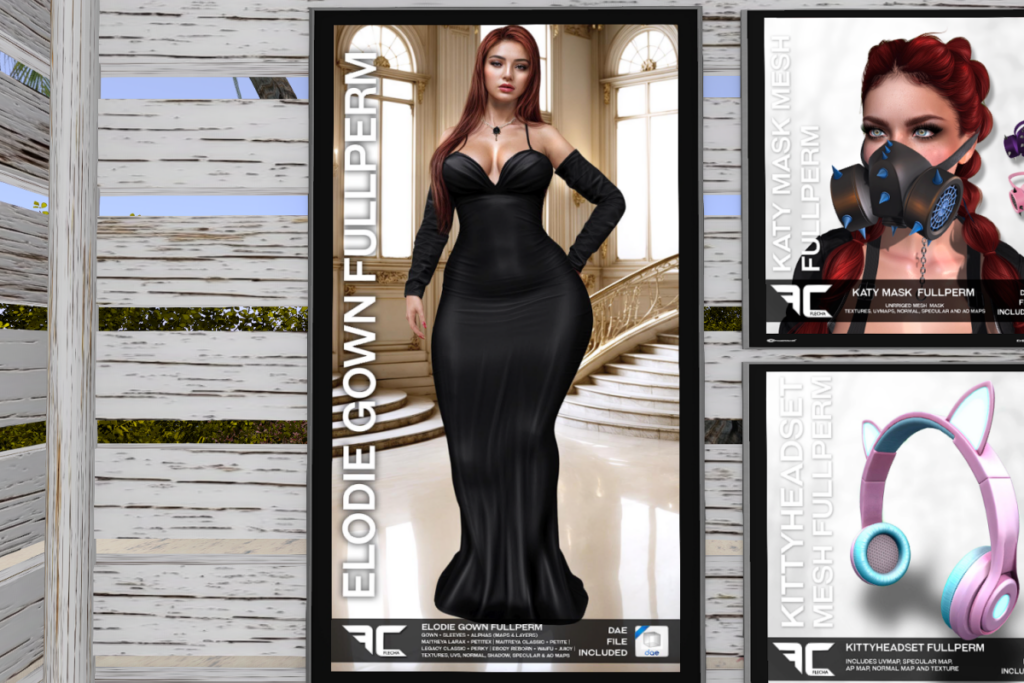 Erika Dress Fullperm - Belleza OG/Ebody Classic/Maitreya/Slink