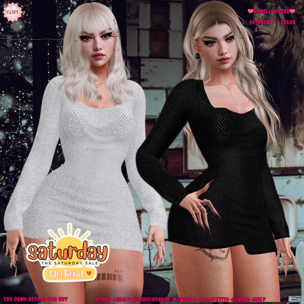 Camelia Dress - Legacy/Maitreya/Reborn/+mods	&lt;a href=&quot;https://maps.secondlife.com/secondlife/Apollo%20Island/90/72/23&quot; target=&quot;_blank&quot;&gt;Teleport&lt;/a&gt;