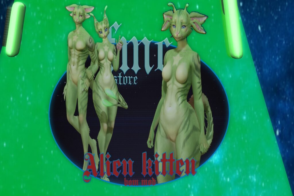 Alien Kitten Mod Kit - BOM/FH Alien Cat/Shu Kiska, L$600
