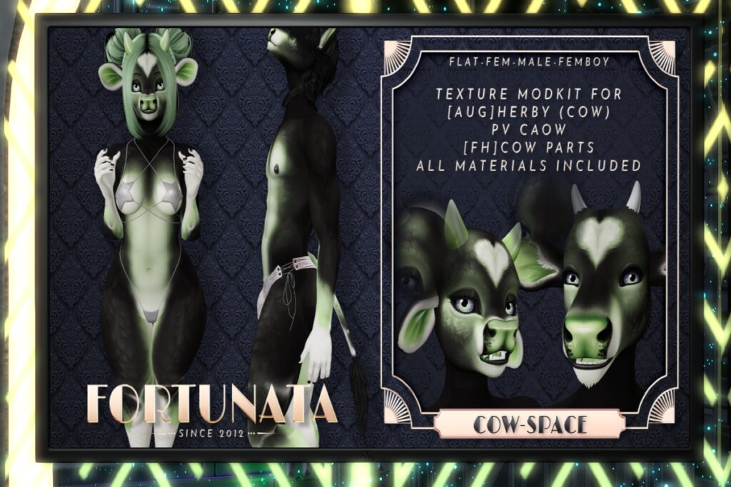 Cow Mod Kit - BOM/August Herby/PrettyVile Caow, L$699 each/L$1999 FP