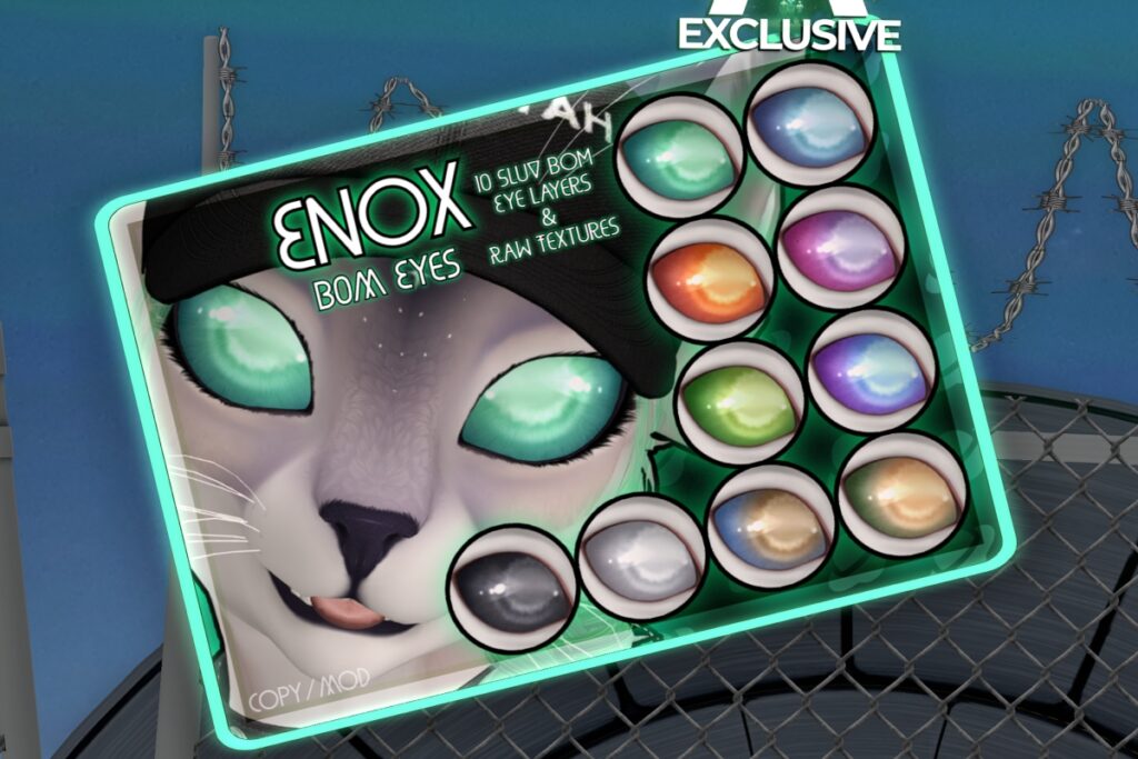 Enox Eyes - BOM, L$225 FP