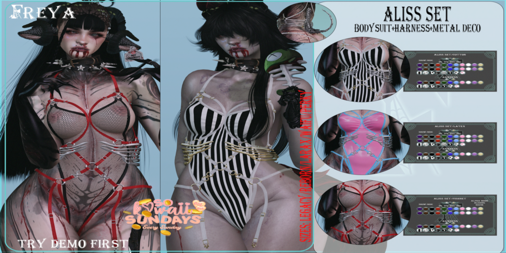 Aliss Set - Legacy/MaitreyaX/Reborn/+mods	&lt;a href=&quot;https://maps.secondlife.com/secondlife/Daisy/13/29/1168&quot; target=&quot;_blank&quot;&gt;Teleport&lt;/a&gt;