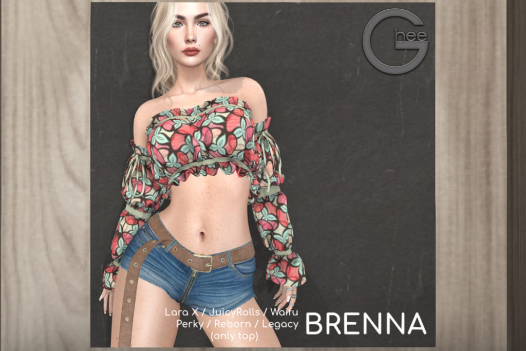 Brenna Top - Legacy/MaitreyaX/Reborn/+mods, L$199 each/L$1119 FP