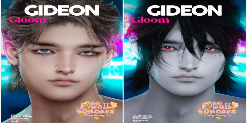Gideon Skin - EvoX	&lt;a href=&quot;http://maps.secondlife.com/secondlife/Moonstar/141/89/43&quot; target=&quot;_blank&quot;&gt;Teleport&lt;/a&gt;