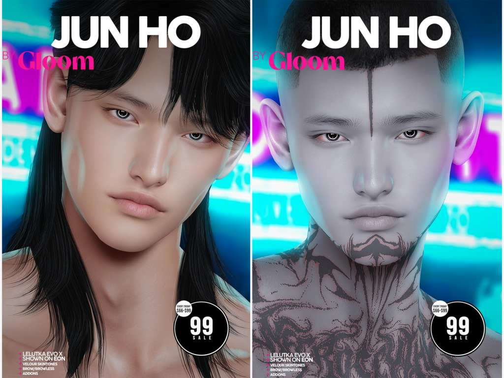 Jun Ho Skin Human - EvoX | Jun Ho Skin Fantasy - EvoX	&lt;a href=&quot;https://maps.secondlife.com/secondlife/Moonstar/134/168/44&quot; target=&quot;_blank&quot;&gt;Teleport&lt;/a&gt;
