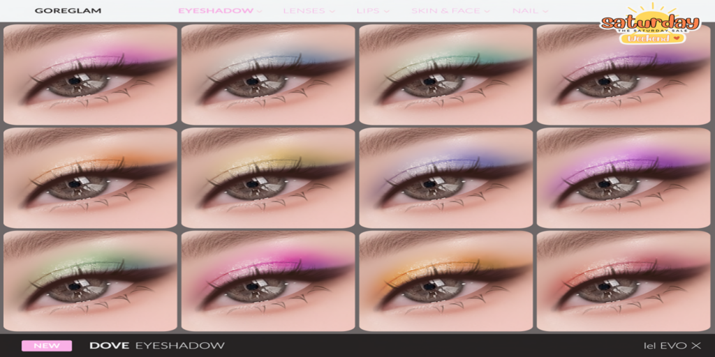 Dove Eyeshadow - EvoX	&lt;a href=&quot;http://maps.secondlife.com/secondlife/Hidden%20Village/41/43/788&quot; target=&quot;_blank&quot;&gt;Teleport&lt;/a&gt;