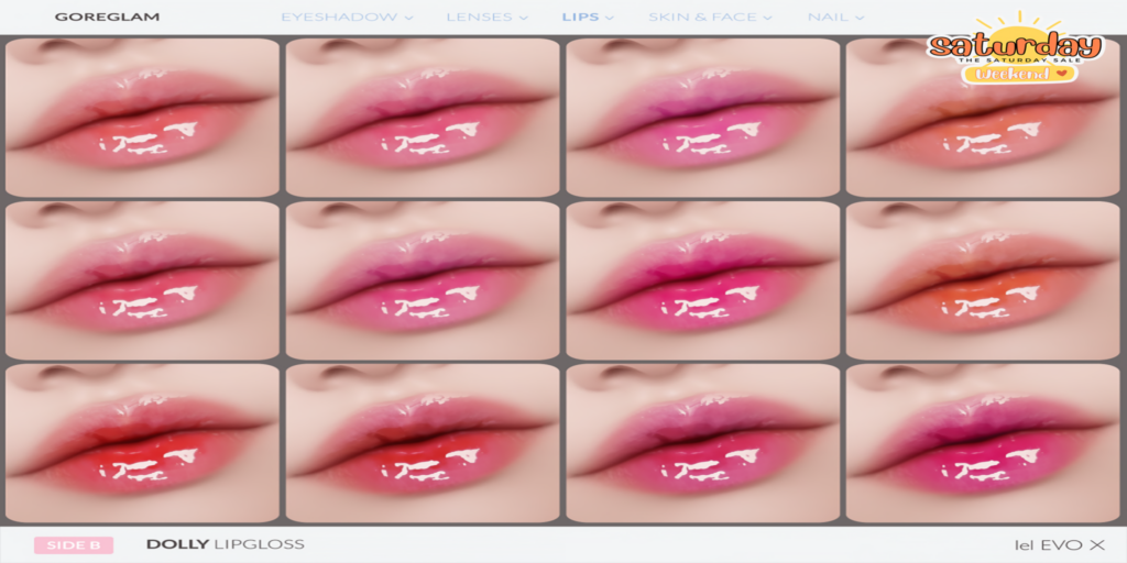 Dolly Lipgloss - EvoX	&lt;a href=&quot;http://maps.secondlife.com/secondlife/Hidden%20Village/41/43/788&quot; target=&quot;_blank&quot;&gt;Teleport&lt;/a&gt;