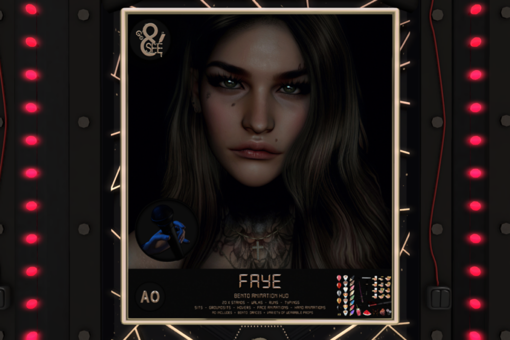 Faye Poses, L$120 each/L$2500 A/O