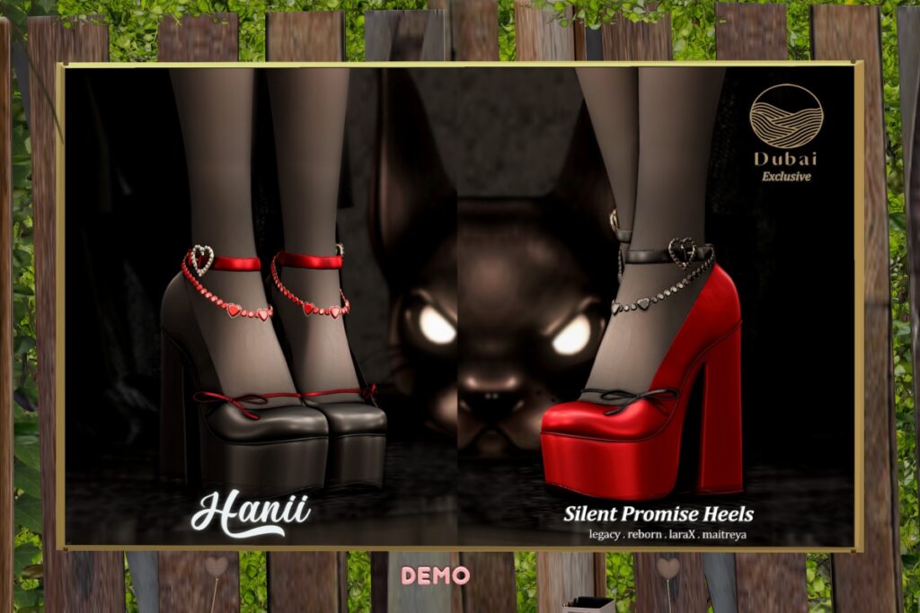 Silent Promise Heels - Legacy/Maitreya/Reborn/+mods, L$299 each/L$999 FP