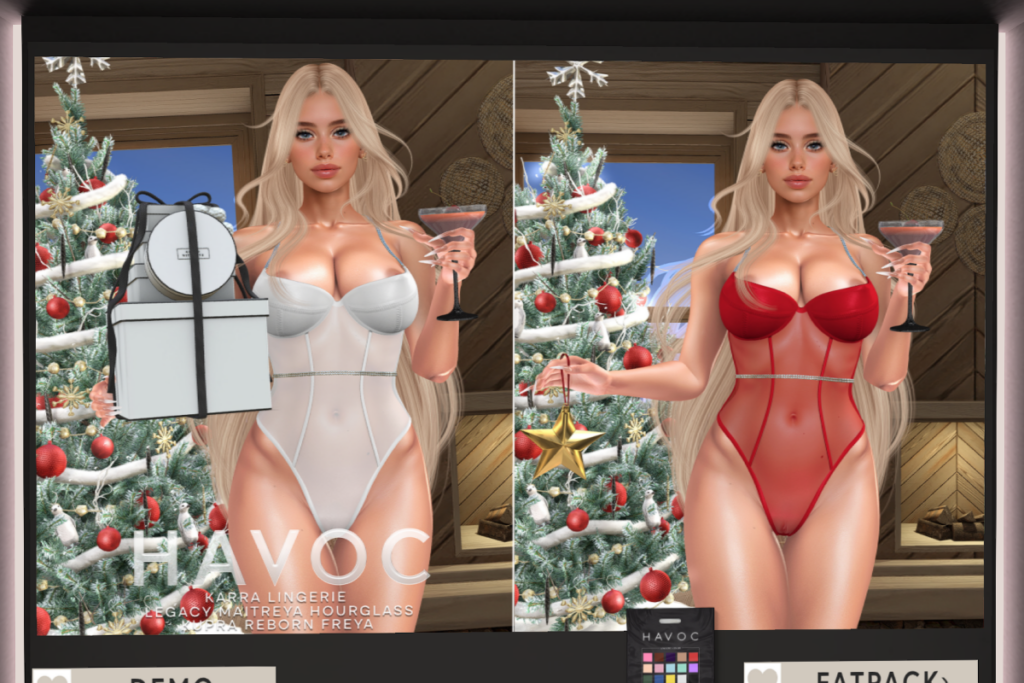 Karra Lingerie - Freya/Hourglass/Inithium/Legacy/Maitreya/Reborn, L$249 each/L$699 FP