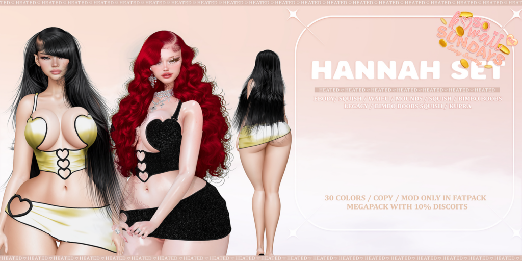 Hannah Set - Inithium/Legacy/Reborn/+mods	&lt;a href=&quot;http://maps.secondlife.com/secondlife/Winterfell%20North/136/100/27&quot; target=&quot;_blank&quot;&gt;Teleport&lt;/a&gt;
