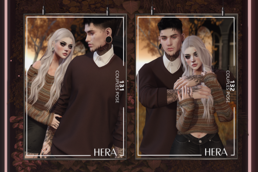 131-132 Bento Couples Poses, L$250 each