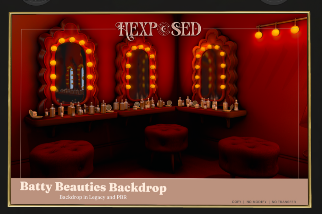 Batty Beauties Backdrop, L$449