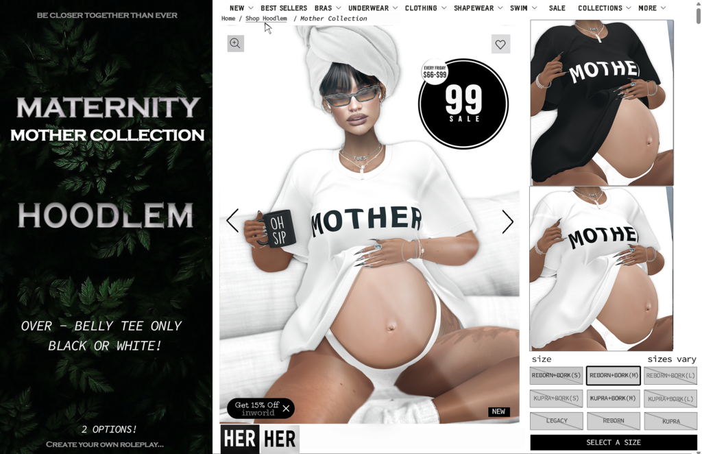 Mother Collection - Bork for Inithium/Reborn	<a href="http://maps.secondlife.com/secondlife/Lowkey/122/85/24" target="_blank">Teleport</a>