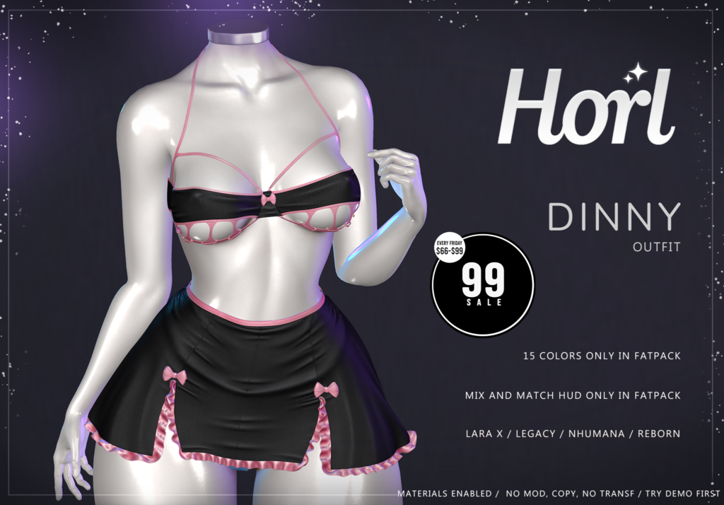 Dinny Outfit - Legacy/MaitreyaX/Nhumana/Reborn	&lt;a href=&quot;http://maps.secondlife.com/secondlife/Spiced%20Romance/10/141/2894&quot; target=&quot;_blank&quot;&gt;Teleport&lt;/a&gt;