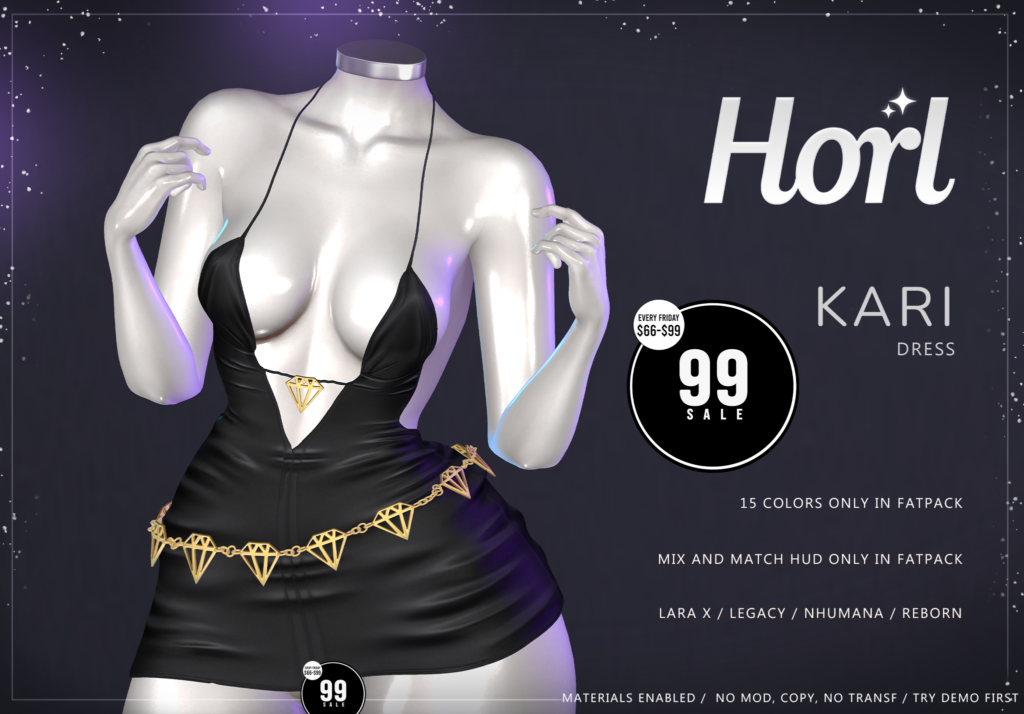 Kari Dress - Legacy/MaitreyaX/Nhumana/Reborn	&lt;a href=&quot;http://maps.secondlife.com/secondlife/Spiced%20Romance/95/149/28&quot; target=&quot;_blank&quot;&gt;Teleport&lt;/a&gt;