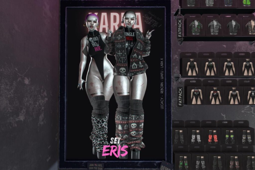 Eris Hoodie, Bodysuit and Boots - Legacy/MaitreyaX/Reborn/+mods, L$150 each/L$750 each FP