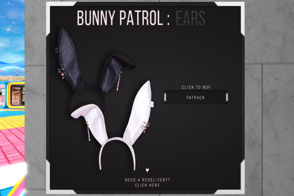 Bunny Patrol Ears, L$249
