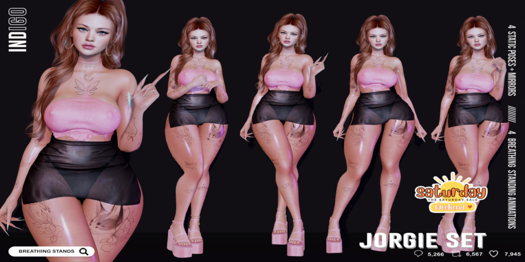 Jorgie Poses	&lt;a href=&quot;http://maps.secondlife.com/secondlife/Palmetta/140/32/1698&quot; target=&quot;_blank&quot;&gt;Teleport&lt;/a&gt;