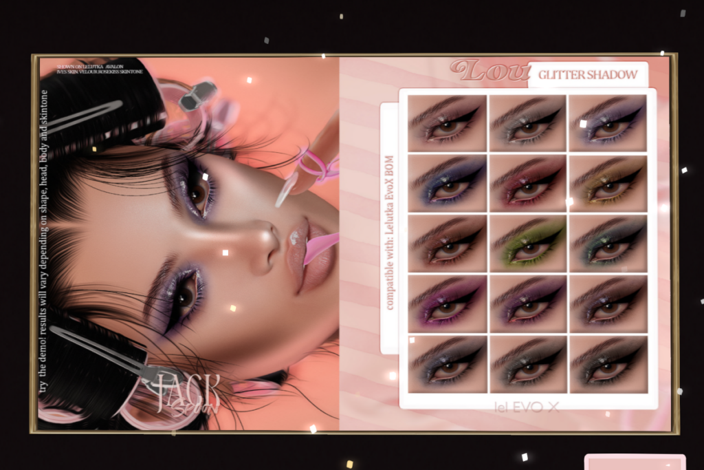 Lou Glitter Shadow - EvoX, L$255