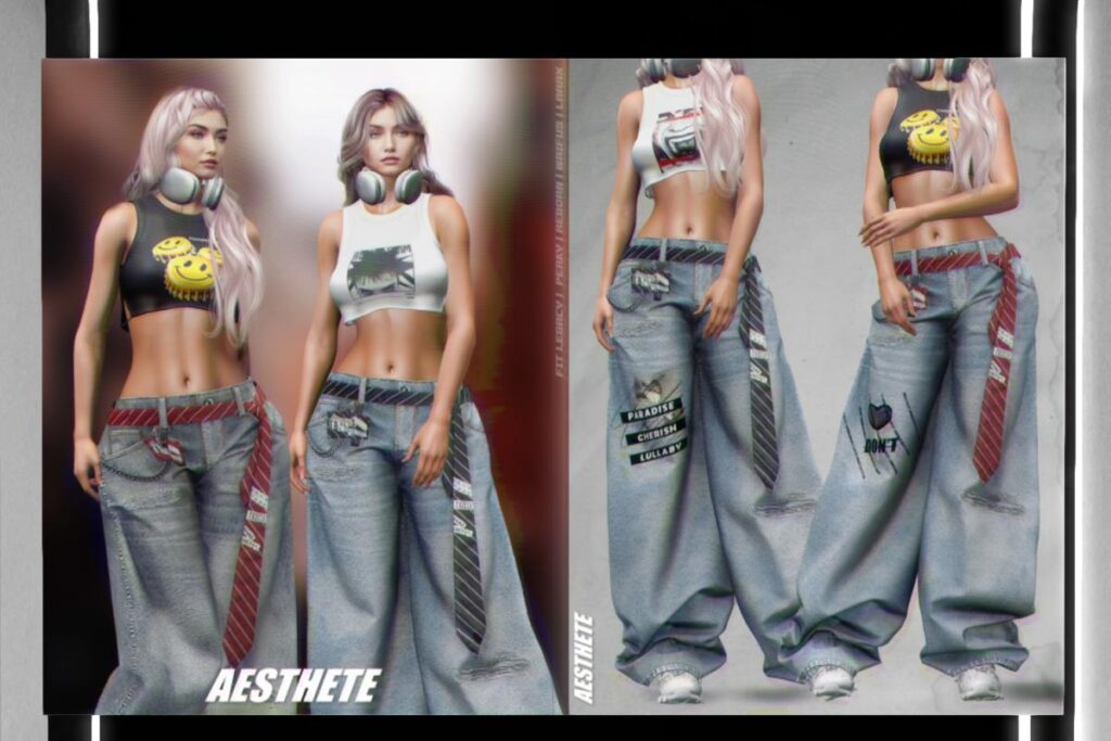 Aesthete Vest and Jeans - Legacy/MaitreyaX/Reborn/+mods, L$239 each/L$999 each FP