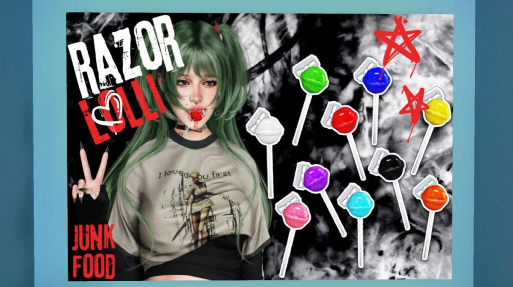 Razor Lolli Holdable, L$199 each/L$1000 FP