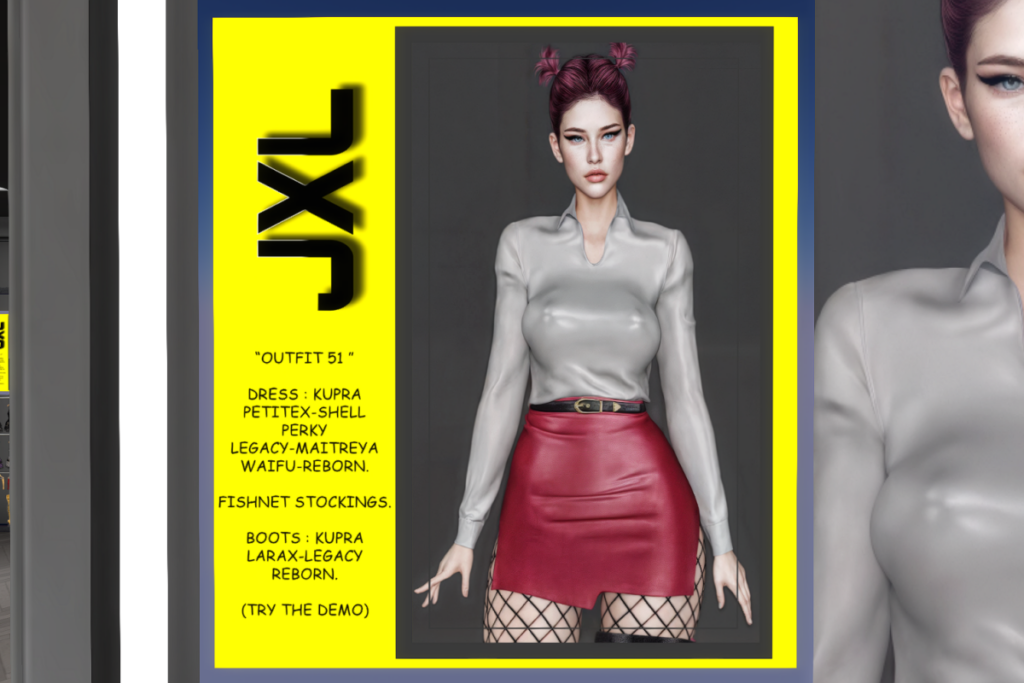 Outfit 51 - Inithium/Legacy/Maitreya/Reborn/+mods, L$179 each/L$999 FP | Boots 19 - Inithium/Legacy/MaitreyaX/Reborn, L$160 each/L$799 FP
