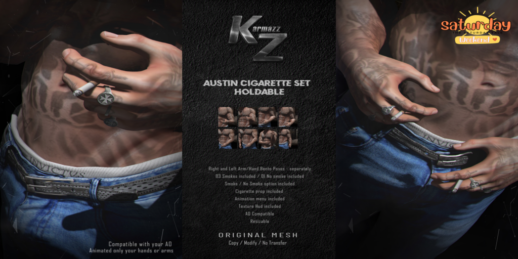 Austin Cigarette Holdable	&lt;a href=&quot;http://maps.secondlife.com/secondlife/Tropical%20Haven/46/126/2002&quot; target=&quot;_blank&quot;&gt;Teleport&lt;/a&gt;