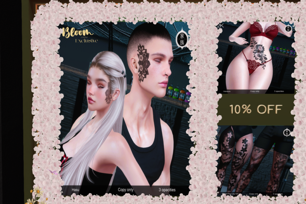 Hasu Tattoo - EvoX, L$299 each