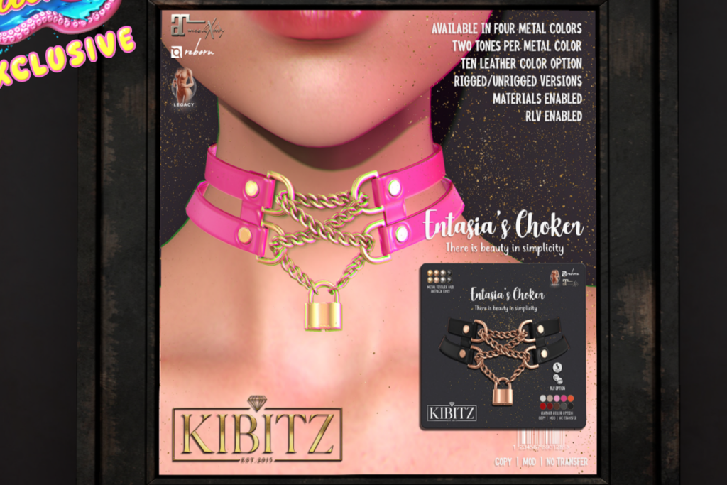 Entasia&#039;s Choker - Legacy/MaitreyaX/Reborn/Unrigged, L$299 each/L$897 FP