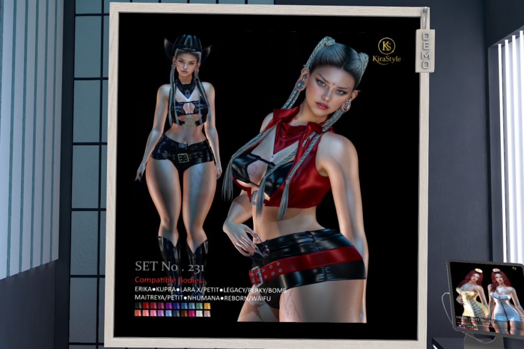 Set No. 231 - Erika/Inithium/Legacy/Maitreya/Nhumana/Reborn/+mods, L$299