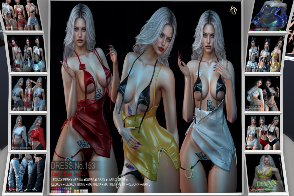 Dress No. 153 - Erika/Inithium/Legacy/Maitreya/Reborn/+mods, L$299