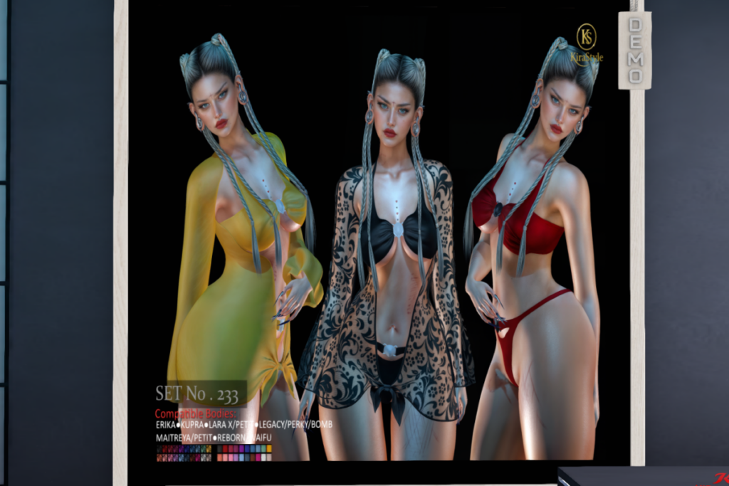 Set No. 233 - Inithium/Kahlene/Legacy/MaitreyaX/Reborn/+mods, L$299 each