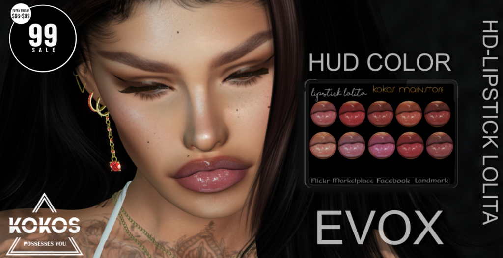Lolita Lipstick - EvoX	&lt;a href=&quot;http://maps.secondlife.com/secondlife/FamILY%20First/118/213/3902&quot; target=&quot;_blank&quot;&gt;Teleport&lt;/a&gt;