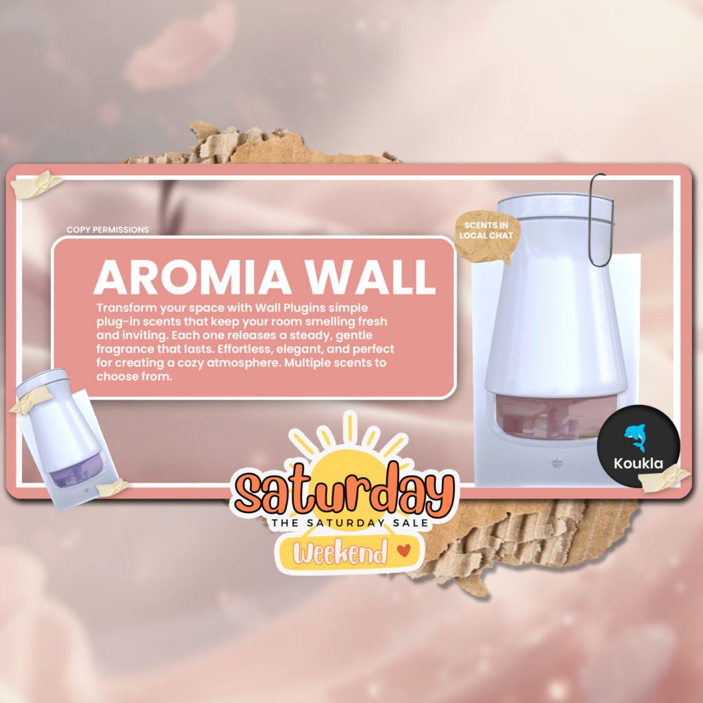 Aromia Wall Plugs Decor	&lt;a href=&quot;http://maps.secondlife.com/secondlife/ELEVEN/219/117/1399&quot; target=&quot;_blank&quot;&gt;Teleport&lt;/a&gt;