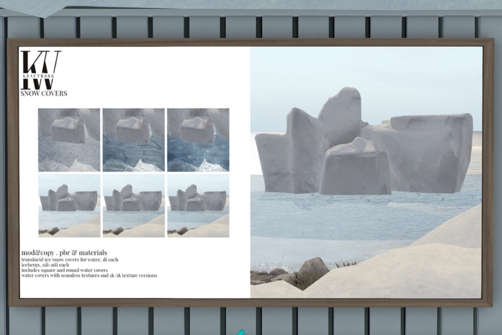 Snow Covers Decor Set, L$399 FP