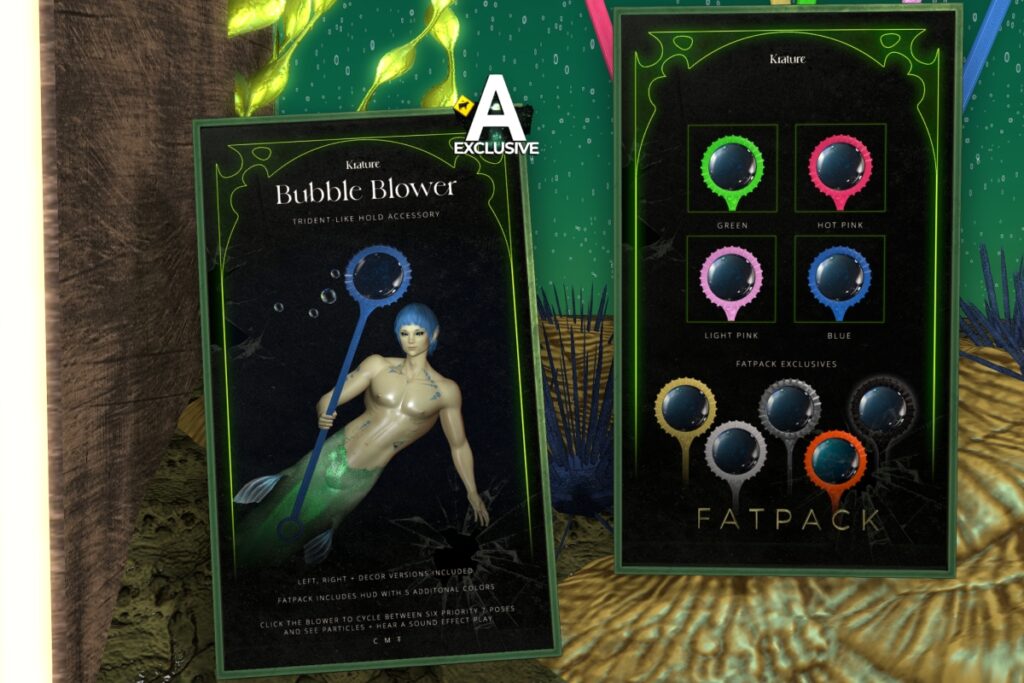 Bubble Blower Holdable, L$249 each/L$799 FP